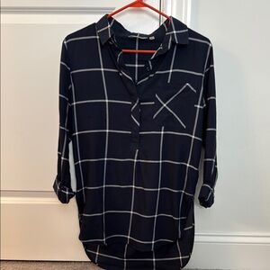 Athleta White and Blue Tunic